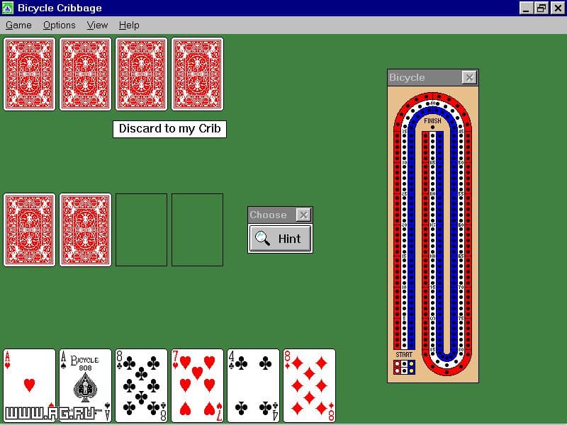 Bicycle Cribbage for Windows