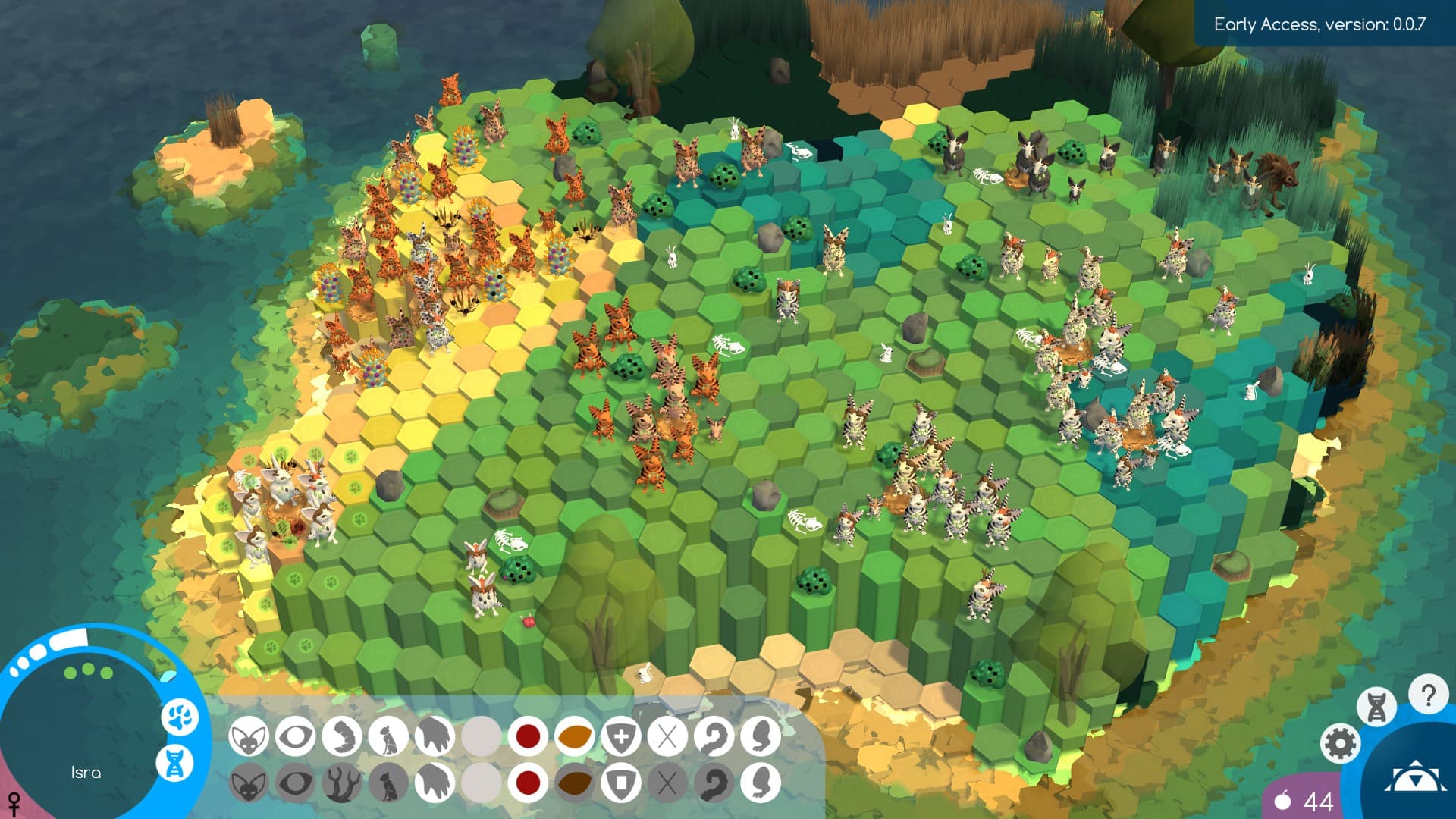 Niche - a genetics survival game