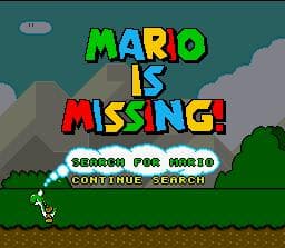 Mario Is Missing!